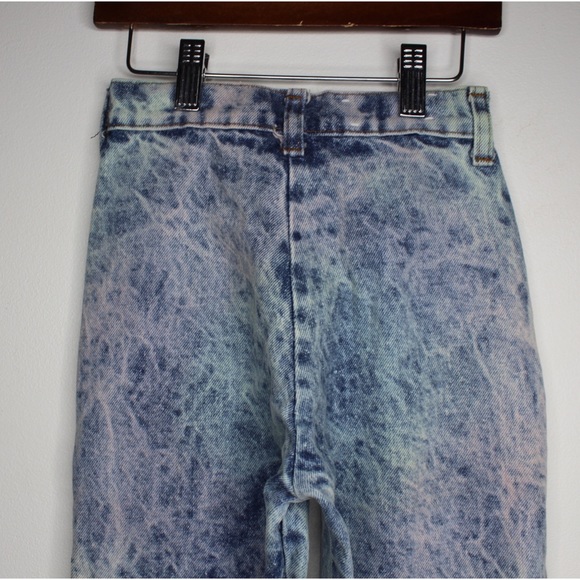 Vintage 80s 90s Distressed High Rise Straight Jeans 10 Slim - Picture 4 of 5